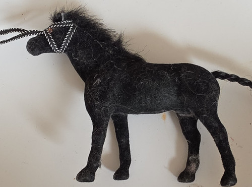 Pferd aus kunststoff - aus, schwarz