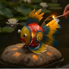 Koi Fisch Windlicht
