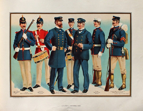 Navy uniform offizier - navy,