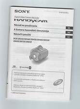 Manual Sony DCR-SR35E/SR36E/SR45E/SR55E/SR65E/SR75E/SR85E SK HU CZ