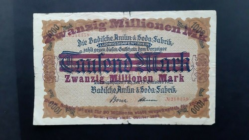 K3329a notgeldschein badische - notgeldschein,
