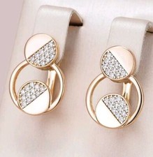 Luxus Ohrringe Huggie 585er