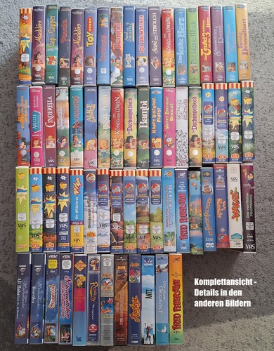 Vhs paket disney kinder - vhs,