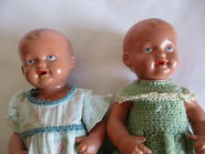 2 x ALTE SCHILDKRÖT PUPPE