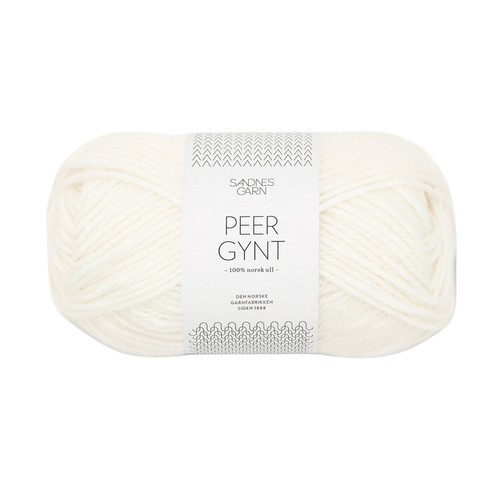 Sandnes peer gynt 50g weiß - peer,