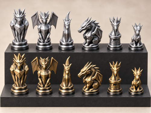 Dragon low poly - dragon, –