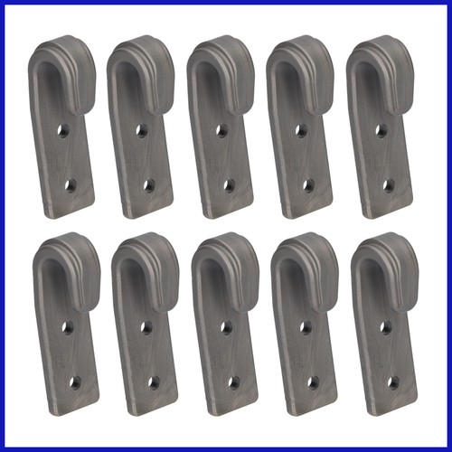 10x zweiloch planenhaken - zweiloch,