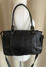 PIECES echt LEDER Tasche Handtasche Bag braun 