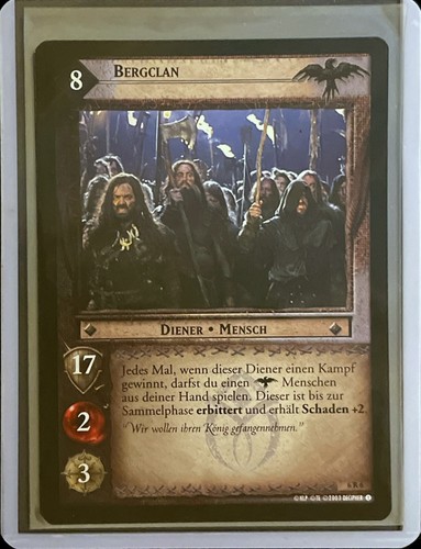 Lotr tcg hill clan german - hill,