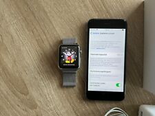 Apple Watch Series 0 - 1.Generation 42mm Edelstahl Milanese in OVP + iPhone 6s