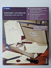TCHIBO Kalligrafie- und Siegelset zum Gestalten 30-teilig in gutem Zustand