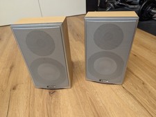 Canton GLE410 Flach-Lautsprecher Paar, HiFi On-Wall, Silber