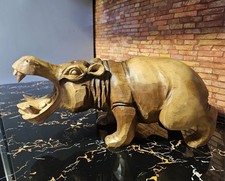 Nilpferd -Statue-Skulptur