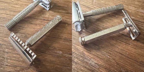 Vintage rasierhobel set - ,