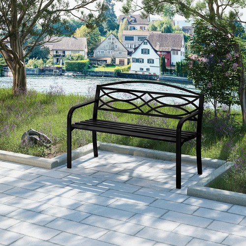 Gartenbank metall parkbank - gartenbank,
