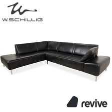Willi Schillig Leder Ecksofa