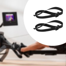 2x Rudergerät Fußbänder für Fitness Und Sport Zubehör Oxford Material