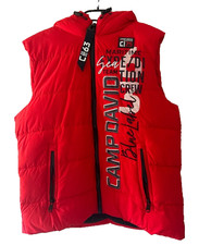 Neu Original Camp David Steppweste Gr.L mit Logo Mission Red Neu