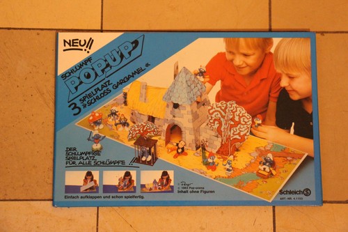 Pop schlumpf spielplatz - pop-up,