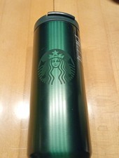 Starbucks Tumbler Thermobecher Edelstahl grün mit Logo 12oz 