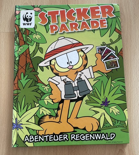 Garfield sticker parade wwf - garfield,