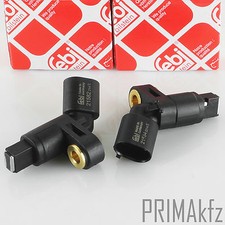 2x FEBI ABS Sensor Raddrehzahl Radsensor vorne für Audi VW Seat Skoda