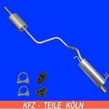 Mitsubishi Colt CZC Cabriolet (RG) 1.5 Mittelschalldämpfer + Endschalldämpfer