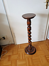 Gedrechselte Holzsäule - Blumensäule