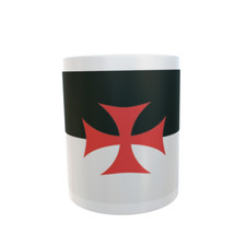 Tasse Tempelritter Fahne