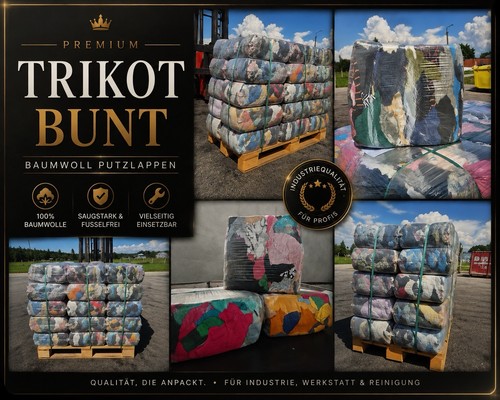 Putzlappen trikot bunt - kg,