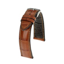 Uhrenarmband in Cognac