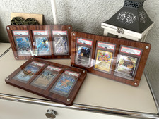 3x PSA  Sammelkarten Rahmen für 3 gegradete Karten - Frame Display  Pokémon