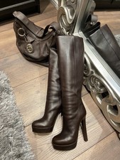 Gucci stiefel dark cocoa - gucci,