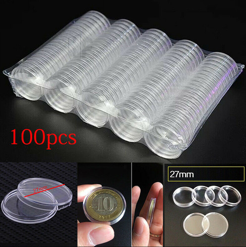 100x münzkapseln münzkapsel - 100x,