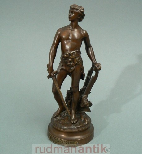 Originale bronze skulptur - bronze,