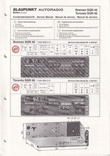 Service Manual-Anleitung für Blaupunkt Bremen SQR 46,Toronto SQR 46 
