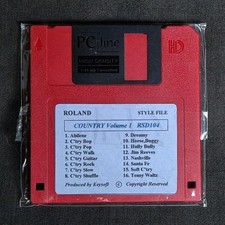 Roland Keyboard Style Disk - Floppy Disk Styles für Roland Keyboards - COUNTRY 