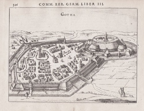 Gotha thüringen gesamtansicht - thüringen,