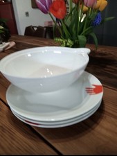 Villeroy & Boch Serie Vivo Happy Hand Schüssel Und Frühstücksteller
