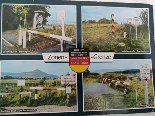 Ansichtskarte zone grenze - ansichtskarte,