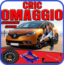 Ersatzrad 5-Loch Größe 17 Für Renault Scenic Mit Wagenheber-Kit + Schlüssel