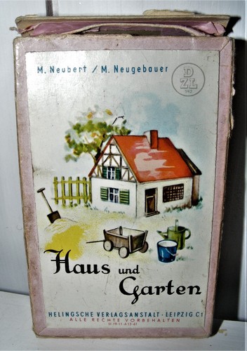 Altes ddr kartenspiel haus - kartenspiel, und