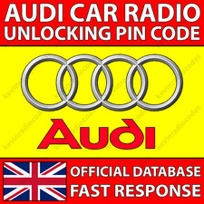 ✅AUDI RADIO ENTSPERRUNG PIN CODE CHORUS KONZERT SYMPHONY RNS-E NAVIGATION PLUS✅