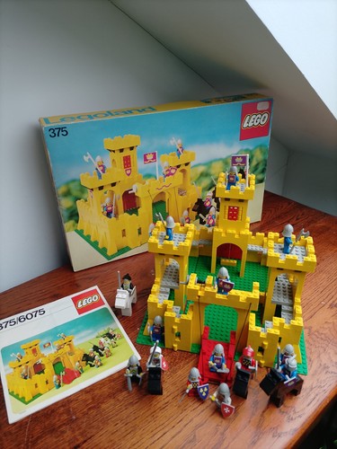 Lego gelbe ritterburg 375 - lego,
