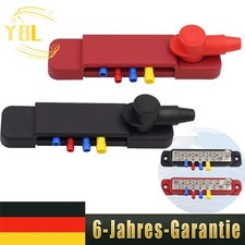 12-Punkt-Sammelschiene Stromverteilerblock 180 A 12 V DC Paar Schwarz Rot