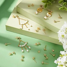 18k gold kugel ohrstecker - 18k,