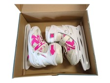 Roces Kinder Jokey Ice 2.0 Verstellbarer Schlittschuh, White/Fuchsia, 38-41
