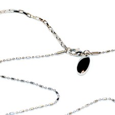 Glieder Edelstahl Halskette Magnetix TCM Design Magnetschmuck -4you # 537 silber