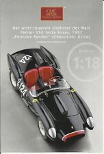 Infoblatt CMC NrM-081 Ferrari 250 Testa Rossa Pontoon Fender Nr.714 1957 1:18