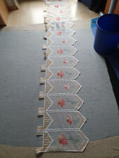  Bistrogardinen Scheibengardinen  mit Schlaufen bunte Blumen 